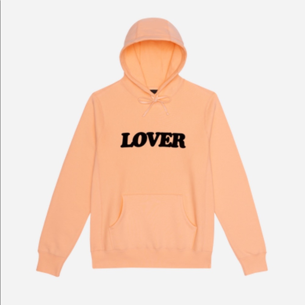 Bianca Chandon Lover Hoodie Orange Sweatshirt